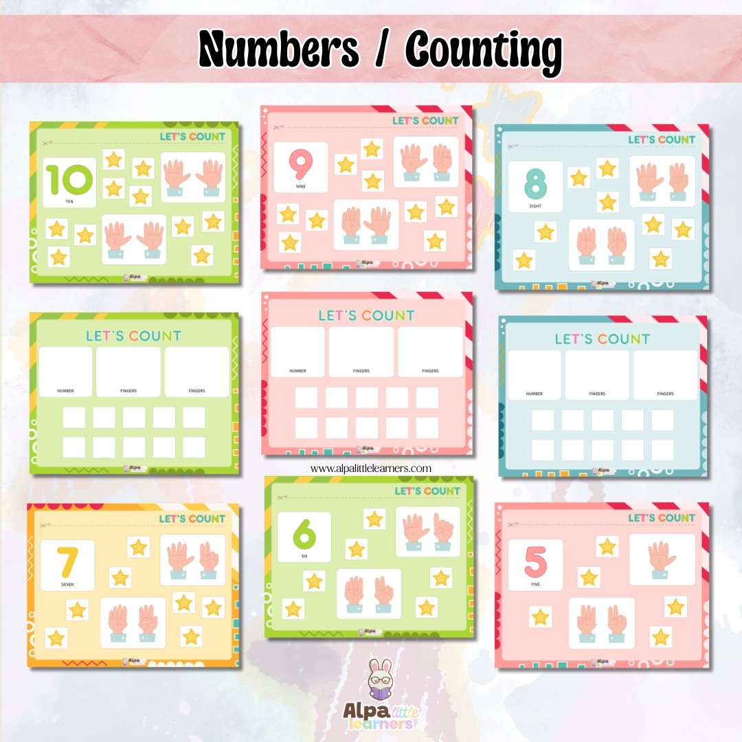 My First Busy Book – Cut and Glue Edition (100+ Printable Pages - PDF) - Image 4