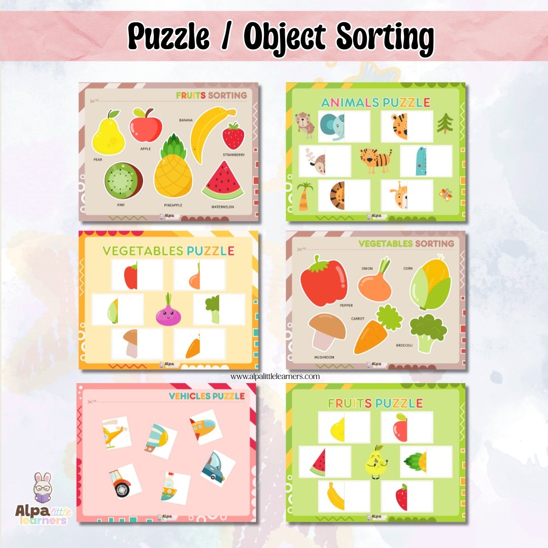 My First Busy Book – Cut and Glue Edition (100+ Printable Pages - PDF) - Image 6